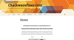 Desktop Screenshot of chalkwarefixer.com